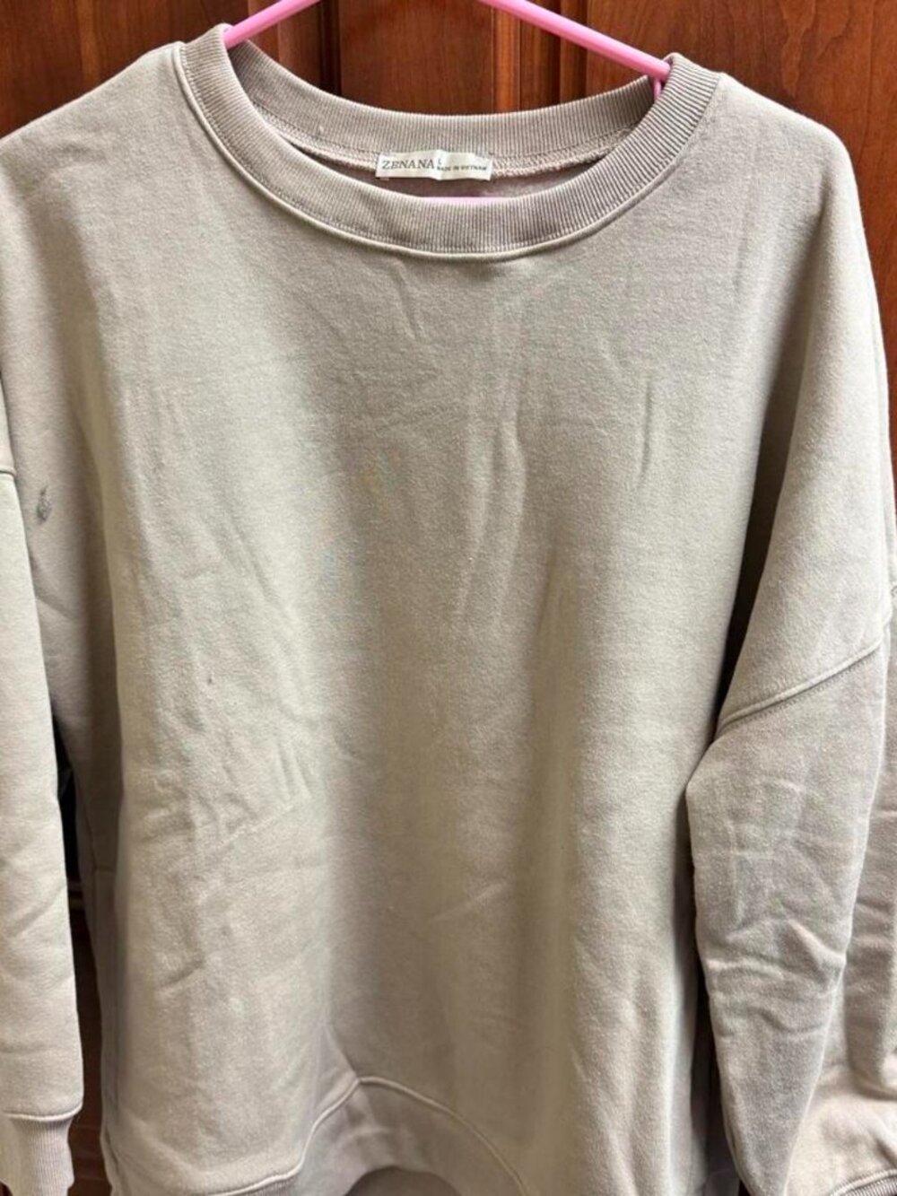 New! Zenana Sweatshirt, Size L